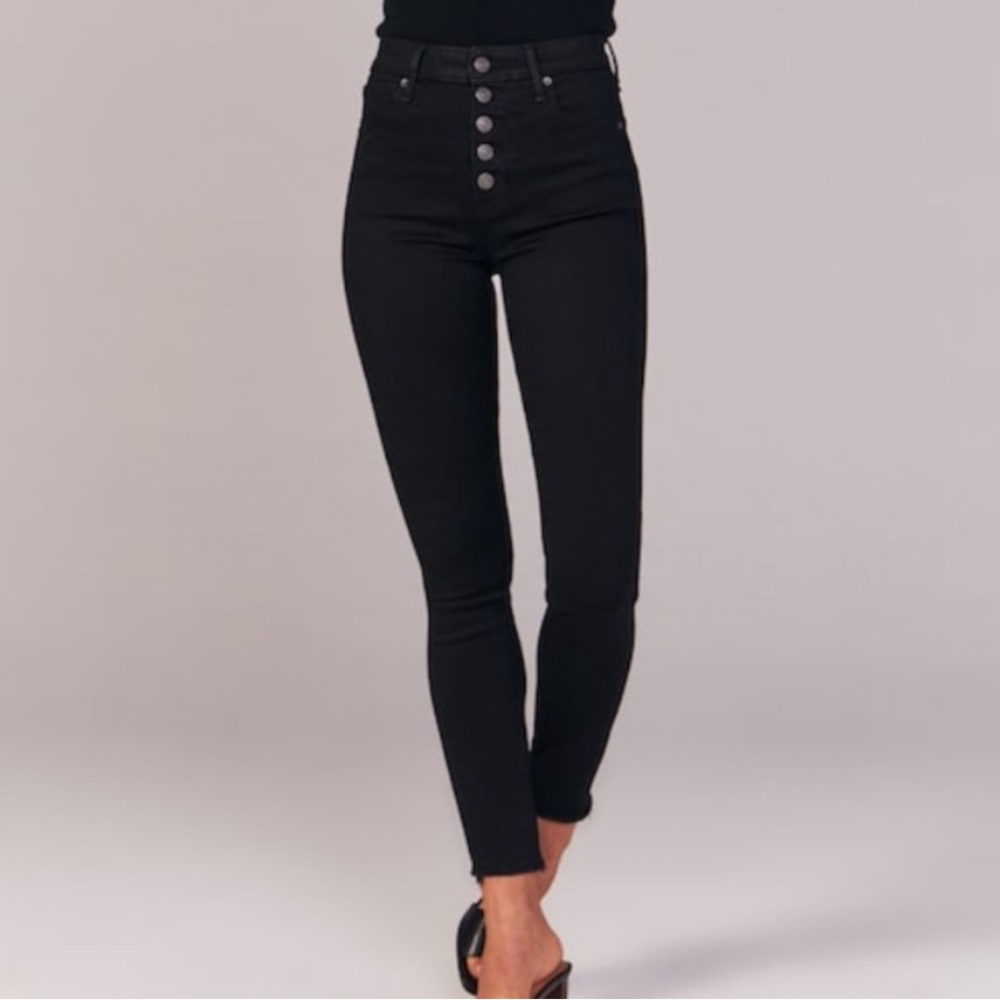 Abercrombie&Fitch super skinny high rise ankle jeans NWOT